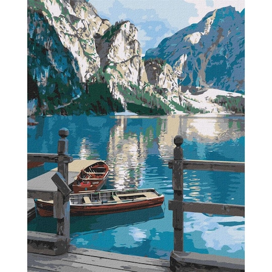 Ideyka Mountain Peace Painting by Numbers Kit